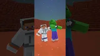 Minecraft: Steve goes to Space #shorts (REUPLOAD)