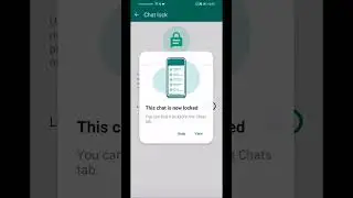 whatsapp chat lock  | New Whatsapp Privacy Feature Chat lock #shorts #phone #youtubeshorts