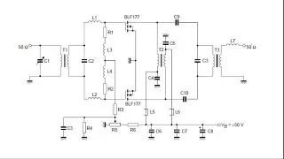 Транзисторный усилитель 300 Вт на BLF177, 50V