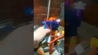 npc9 by checkyourvector firing demo #nerf #halfdarts #flycore #3dprinting