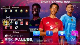 🆕 eFootball PES 2025 PPSSPP New Update Transfers & Kits 2024-2025 Best Graphics Camera PS5 Real Face