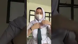 Jilbab Anak SMA putih  