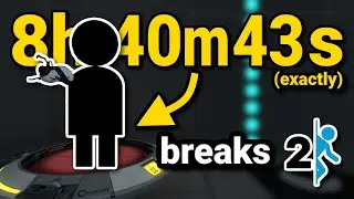 Standing on a Button for 8 Hours Breaks Portal 2