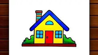 House Drawing || How to Draw House Step by Step || Easy House Drawing for Beginner's...