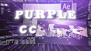 Purple CC (Color Correction) Tutorial - AfterEffects AMV