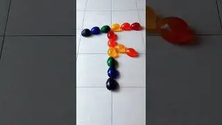 Silent "F" Water Balloons Pop Reverse Video Asmr