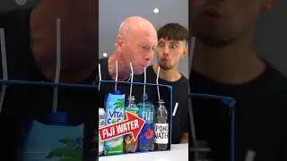 CHEAP vs. EXPENSIVE Mystery Water Challenge! 💰 #shorts