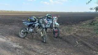 ДЕВУШКА НА ПИТБАЙКЕ/ ЕДЕМ В ДВОЁМ В СТАНИЦУ/ kayo 140