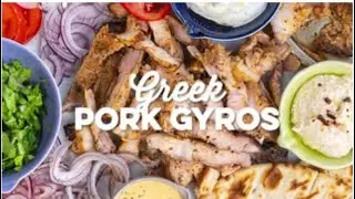 Homemade Pork Gyros (Authentic Greek Recipe) | Supergolden Bakes