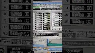 Robot HMI Screen Designing Mitsubishi GOT 