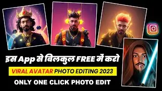 How to edit viral Instagram Ai Avatar Free | Cartoon Photo Editing in mobile AI Avatar Photo Editing
