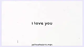 I love you - Billie Eilish edit audio