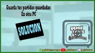 Copiar partidas guardadas a otra PC | GTA San Andreas
