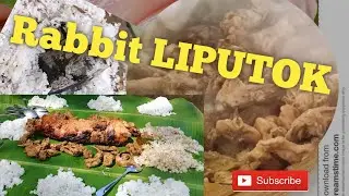 Cooking a traditional Rabbit meat adobo sa gata ( Also called LIPUTOK )