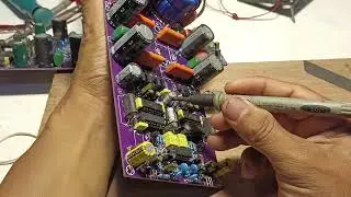 PCB Class D BTL Bietronik Agar  Bisa di pake,, inbal ic TL074 memang mantap