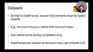 Lecture 24 Part 7 Spark Datasets and Conclusions