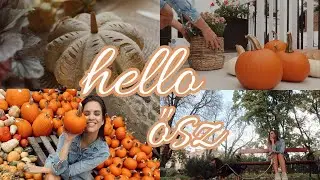 Hello ősz! 🍂🎃 // tökvásár, csajos est, tökformájú házi kenyér │ Karin Dragos