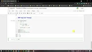 Args and Kwargs in Python