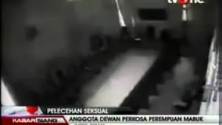Anggota DPRD Terekam CCTV Lakukan Pemerkosaan