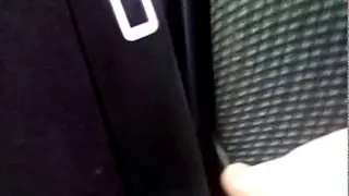 How to open the rear door of a Passat B3.