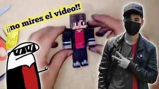 cómo hacer un muñeco de Minecraft movible con 11 articulaciones paso a paso papercraft #manuelcraft