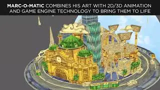 Artist Marc-O-Matic brings Art and Stories to life through Augmented Reality!