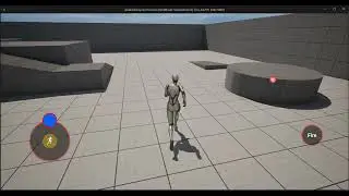 Advanced Custom Virtual JoyStick With Sprint Button for Android Devices | Unreal Engine |