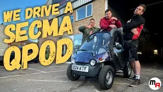 THE MOST DANGEROUS CAR IN THE WORLD - SECMA QPOD MICRO CAR 350cc WTF!