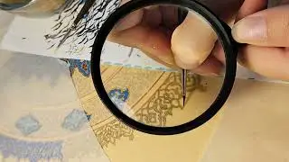 Persian illumination tutorials by Maryam Nadimi (black outlining) آموزش تذهیب #tezhip tutorials