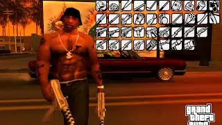 Grand Theft Auto: San Andreas (PC) - All Weapons demonstration - [Демонстрация всего оружия]