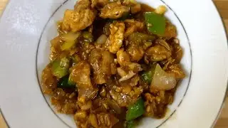 Mushroom Chilli | Air Fryer Receipe | Healthy Chilli Mushroom Dry | Chinese Mushroom Receipe