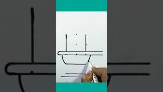 Shiva lingam drawing with 15 dots 
