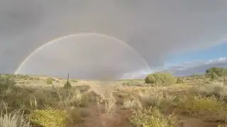 Double rainbow, Arizona
