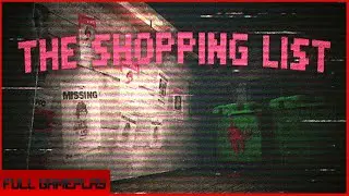 The Shopping List Gameplay(no commentary)