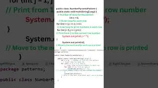 Number Pyramid Pattern Java Program || Automation Testing || Selenium Java