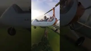 Учебный полет на автожире