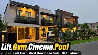 Fully Furnished 2 Kanal Ultra Luxurious House 🏠 With Full Basement In DHA Phase 6 Lahore