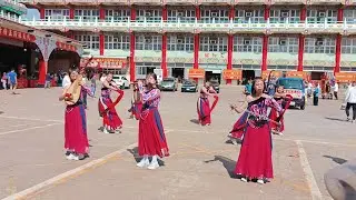 ［夠愛泫藝術團 落地吹 踩高蹺 八仙祝壽陣 素蘭陣 鬥牛陣 轎前大鼓 電音三太子 金獅陣 神輿 參禮］茄萣金鑾府往麻豆代天府進香2