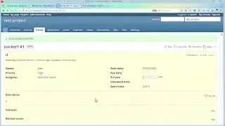 Redmine first launch, first steps, little overview, little ranting