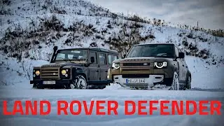 Land Rover Defender - тогда и сейчас.