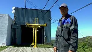 Каркаралинск.Канатная дорога.
