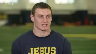 Wolverines linebacker Cole Sullivan on facing Washington (5-1) on Saturday at Michigan Stadium