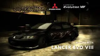 NFS MOST WANTED RACING WITH LANCER EVO VIII | #nfsmw #nfsmostwanted #nfsmw2005 #lancerevolution