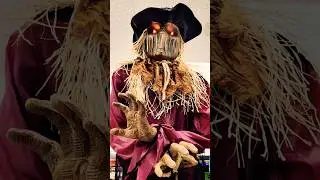 9ft Sinister Straw Man Scarecrow Animatronic at Spirit Halloween! 🎃 