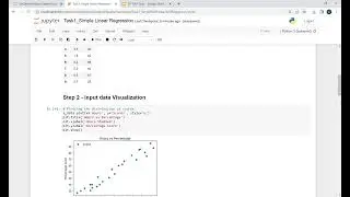 The Sparks Forndation GRIP Task1  Simple Linear Regression