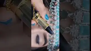 Sparkly glittery eye makeup tutorial for walima bride 