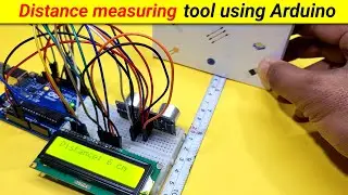 How to make a Distance Measuring tool using Arduino || ETR Arduino Starter Kit || Etech Robot