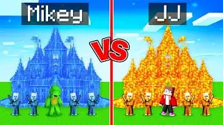 Mikey WATER vs JJ LAVA Kingdom in Minecraft (Maizen)