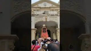 The visitation of Santa Maria Magdalena of Kawit, Cavite to Quiapo Church Shrine and Basilica.