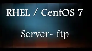 How to install #ftp server centos 7
